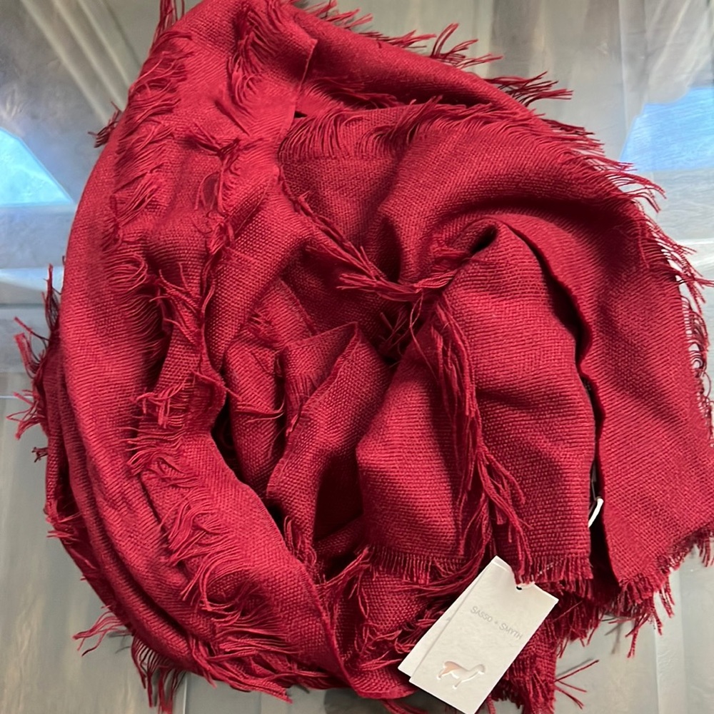 SASSO + SMYTH 100% ALPACA SCARF/ WRAP